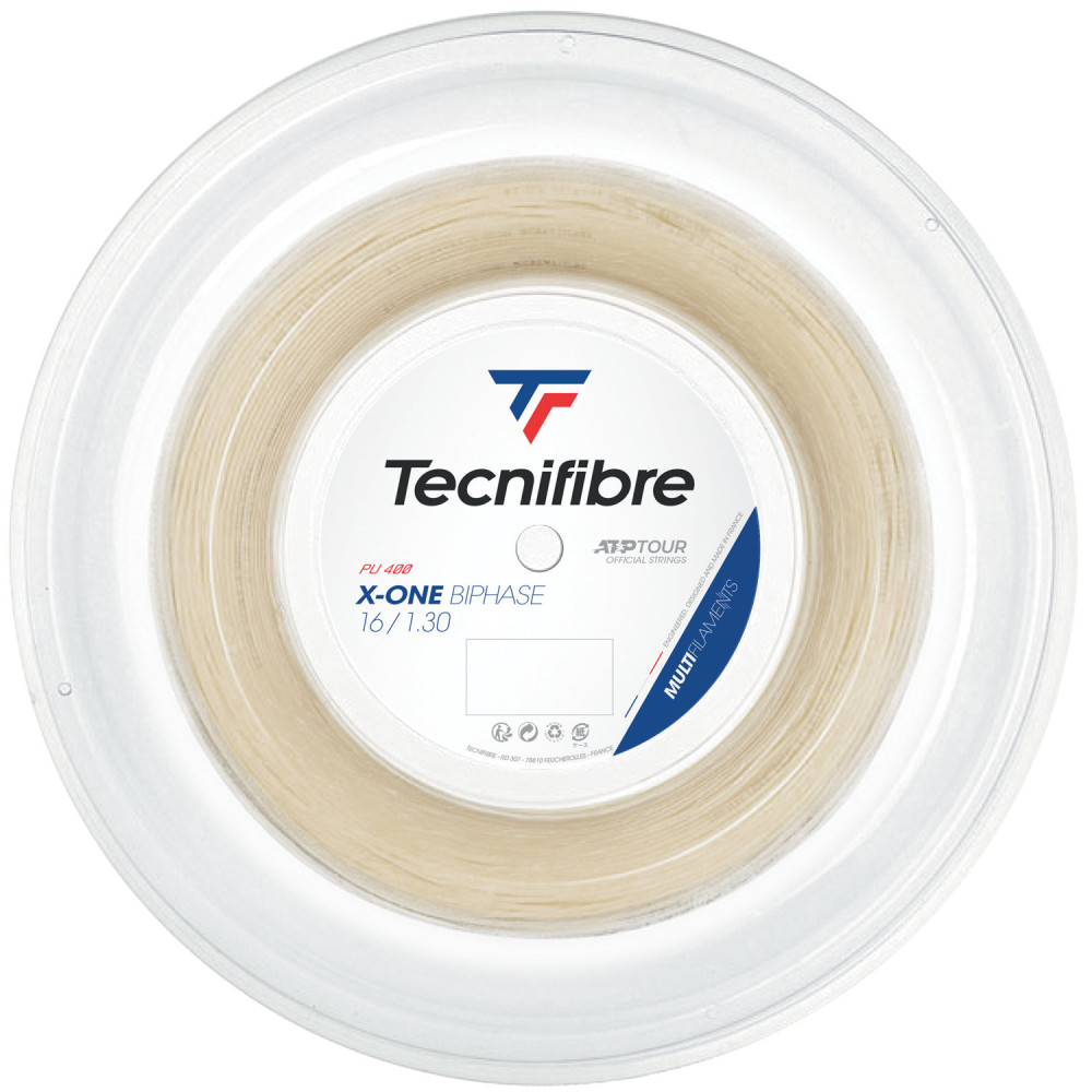 Corde De Raquette Tecnifibre X-One Biphase 1.24mm - Multifilament Haute Performance