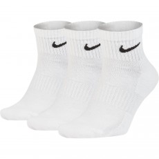 Nike Everyday Cushion Crew Ankle Sock x 3 White