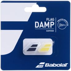 Antivibrateurs Babolat Flag Damp Jaune / Noir x 2