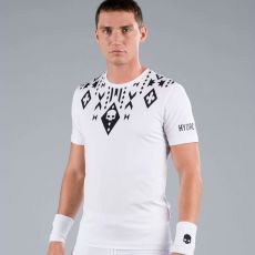 T-Shirt Hydrogen Tribal Tech Blanc / Noir