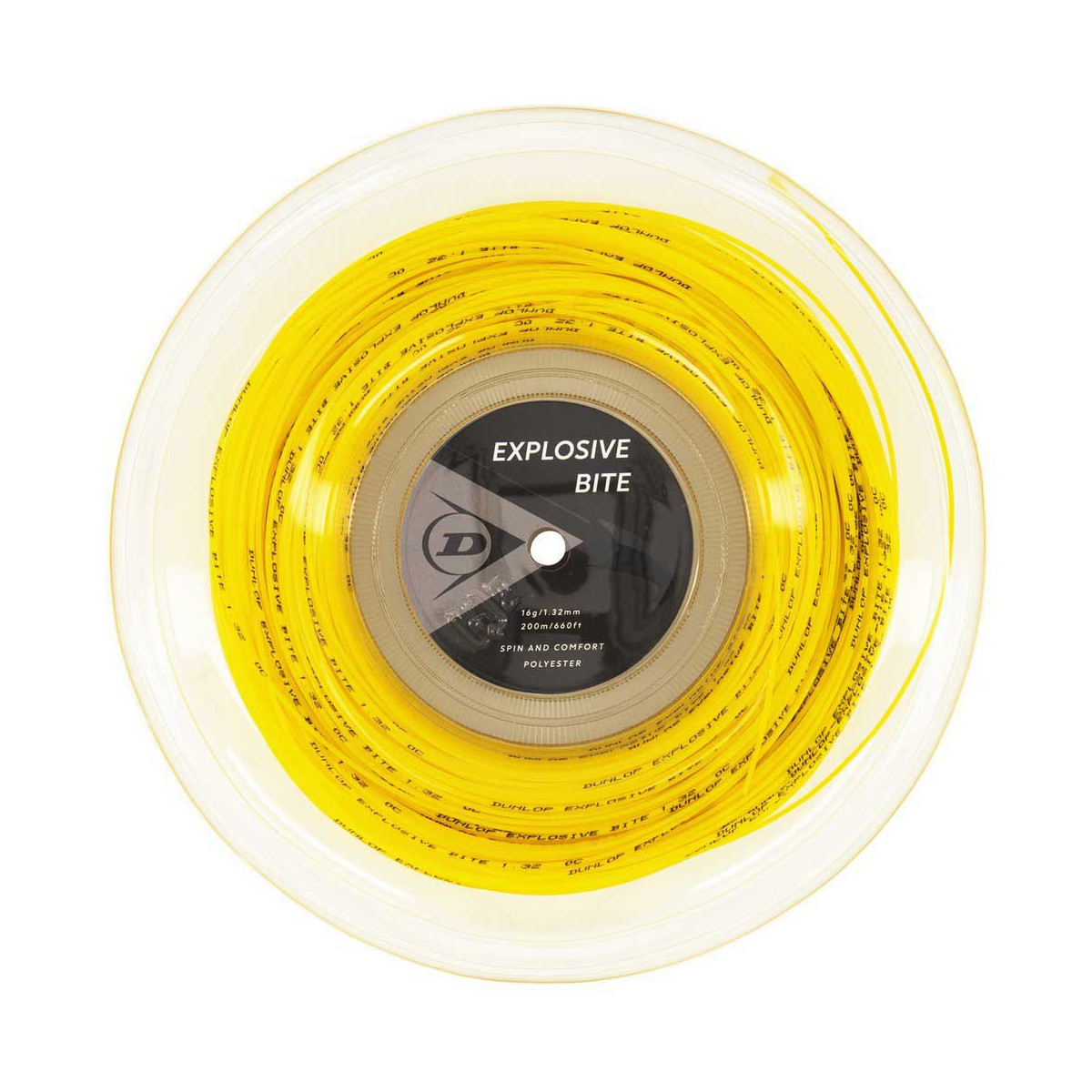Bobine Dunlop Explosive Bite Jaune 200m