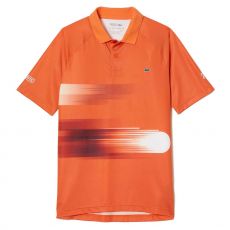 Polo Lacoste Sport x Novak Djokovic Orange / Blanc