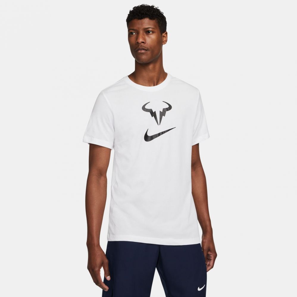 Nike Court Dri-Fit Rafa White T-Shirt - Extreme Tennis