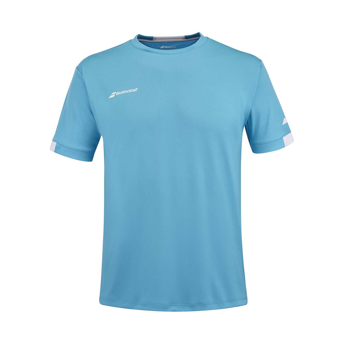 T-Shirt Babolat Play Crew Neck Bleu clair