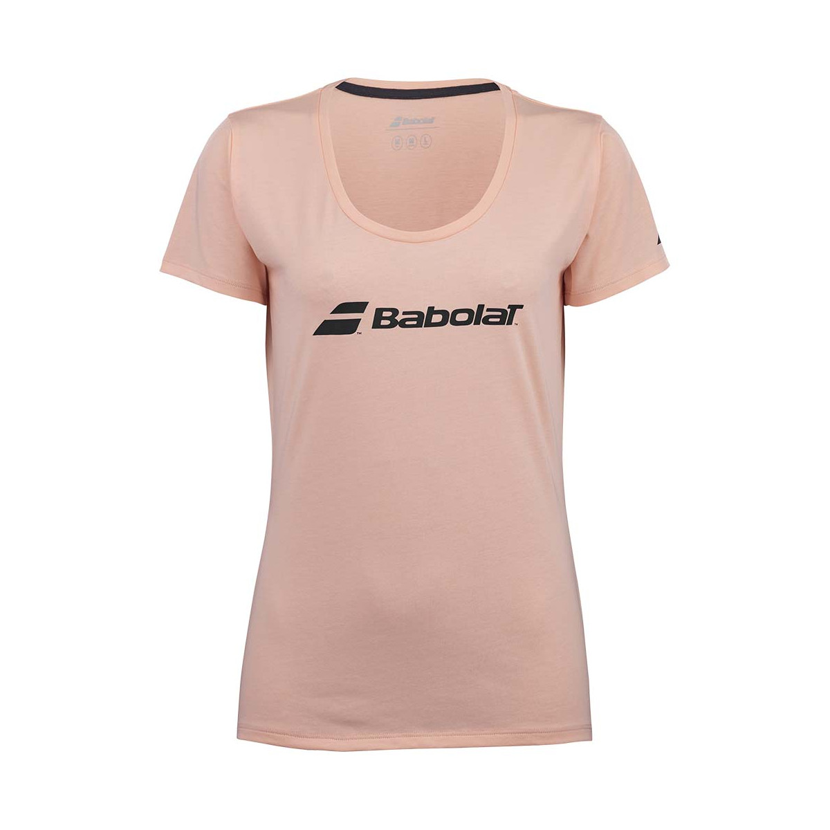 T-Shirt Babolat Exercise Femme Rose poudr&eacute;