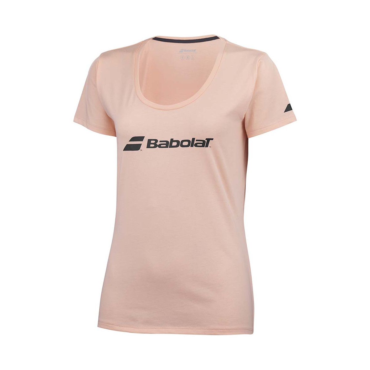T-Shirt Babolat Exercise Femme Rose poudr&eacute;