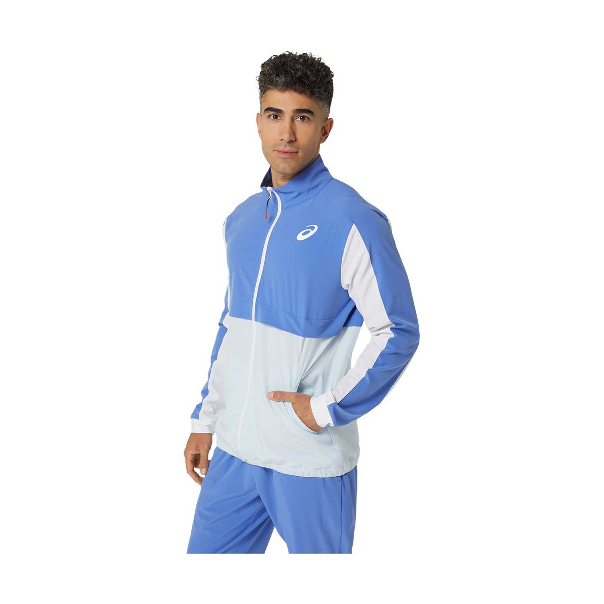 Veste Asics Match Bleu / Blanc