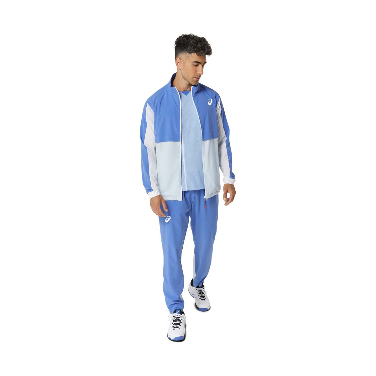 Veste Asics Match Bleu / Blanc