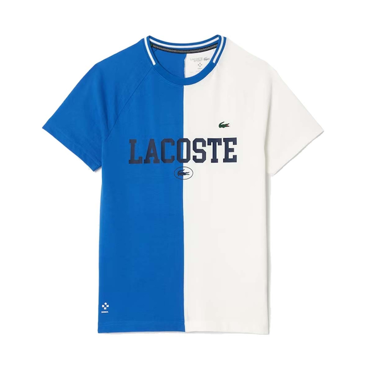 T-Shirt Lacoste Sport x Daniil Medvedev Bleu / Blanc