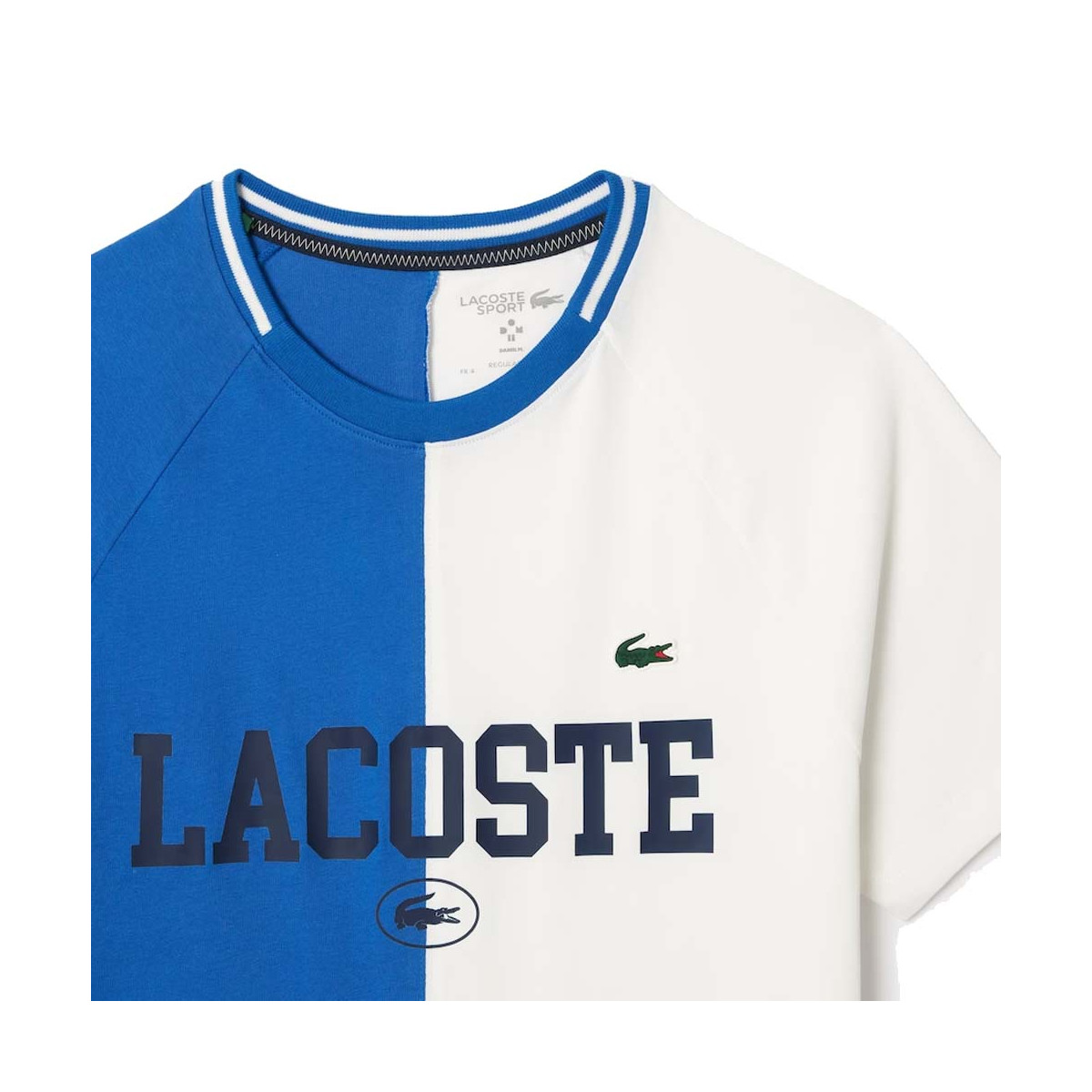 T-Shirt Lacoste Sport x Daniil Medvedev Bleu / Blanc