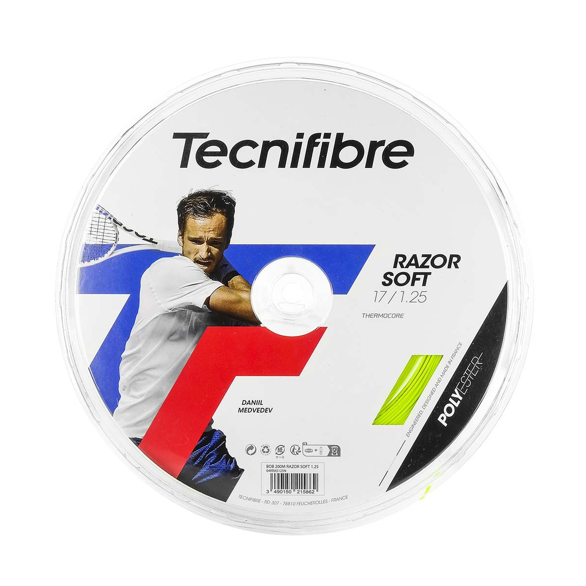 Bobine Tecnifibre Razor Soft Lime 200m