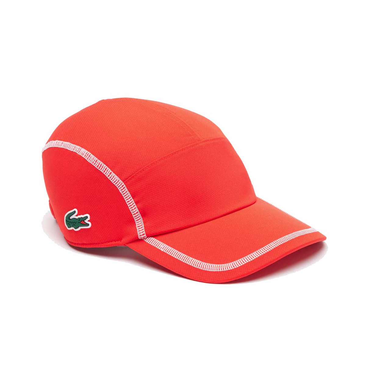 Casquette Lacoste Color-Block Rouge