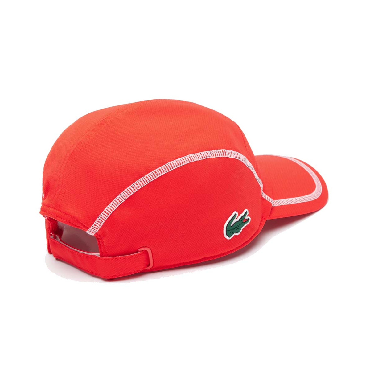 Casquette Lacoste Color-Block Rouge