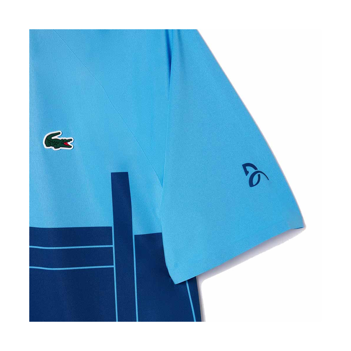 Polo Lacoste Tennis Novak Djokovic Player Bleu / Marine