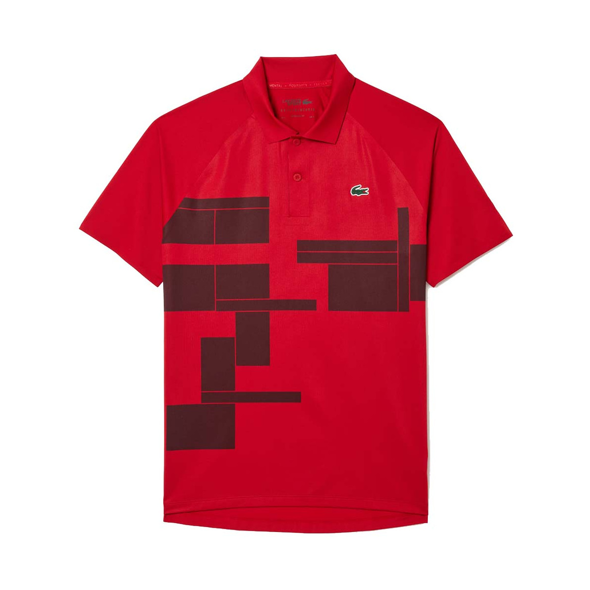 Polo Lacoste Tennis Novak Djokovic Player Rouge