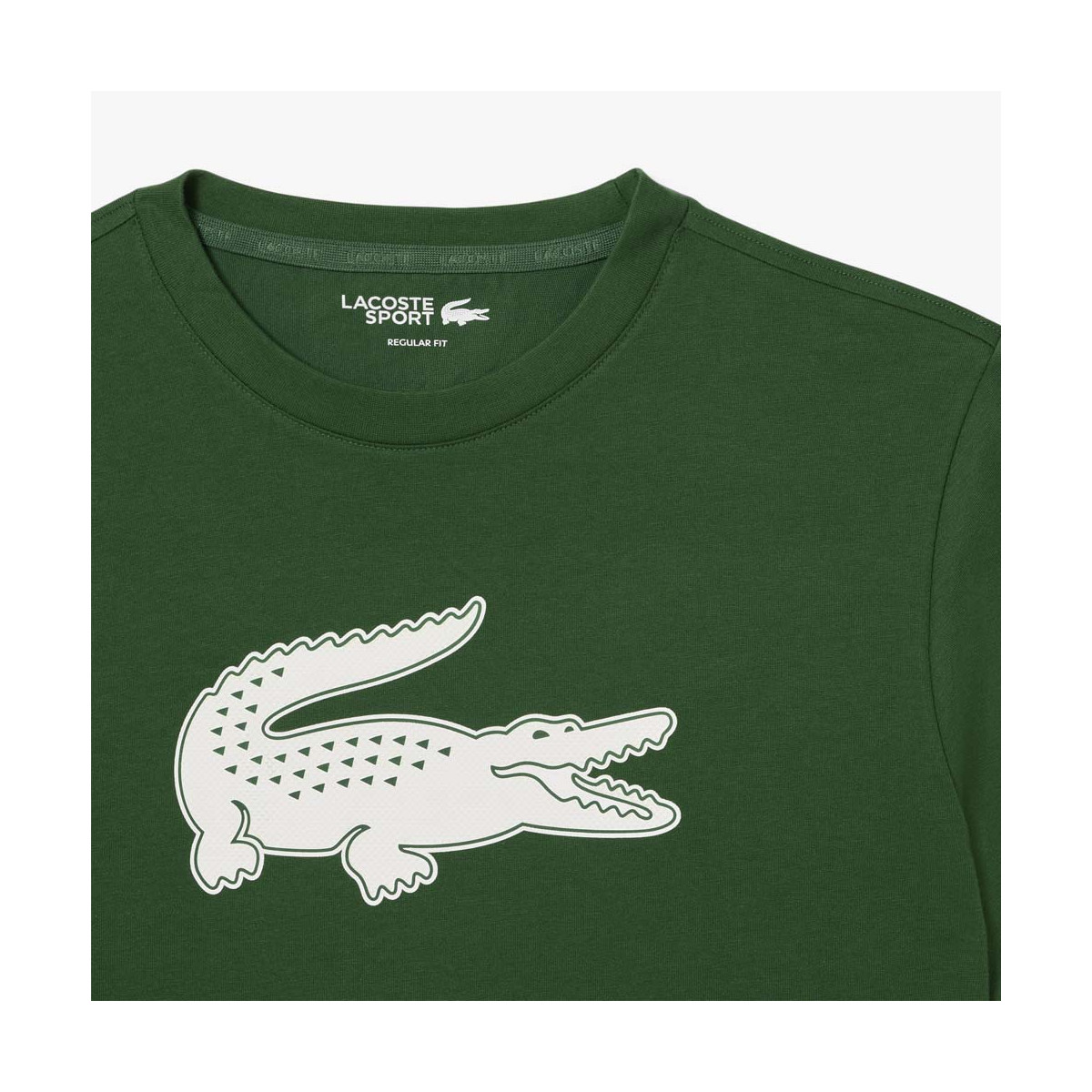 T-Shirt Lacoste Sport Vert fonc&eacute;