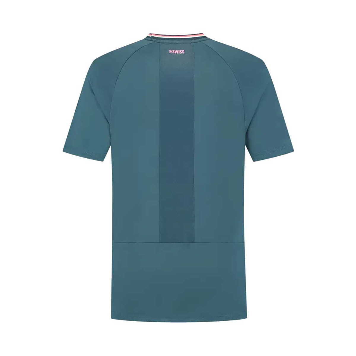 T-Shirt K-Swiss Hypercourt Mesh Crew Bleu p&eacute;trole