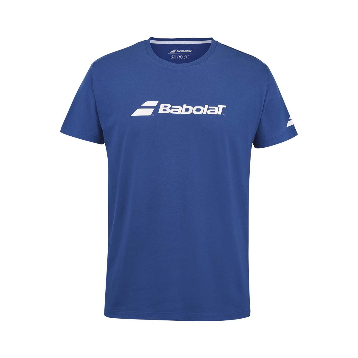 T-Shirt Babolat Exercise Gar&ccedil;on Bleu Marine