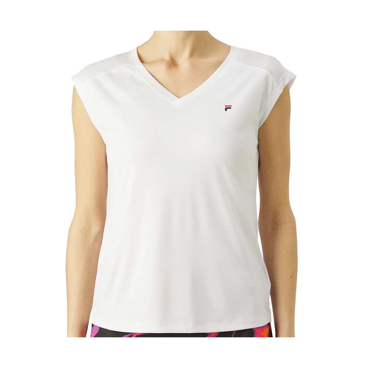 T-shirt Fila Femme Maia Blanc