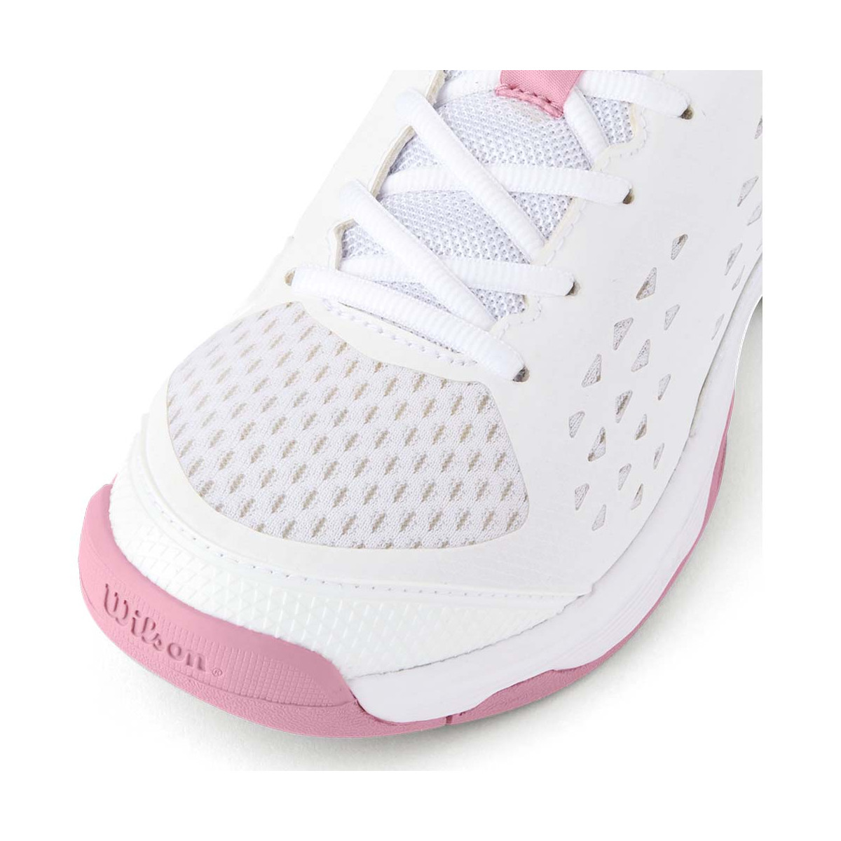 Chaussures Wilson Rush Pro L Junior Blanc / Rose