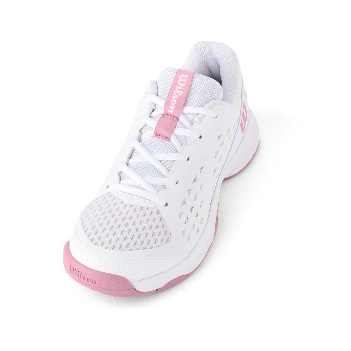 Chaussures Wilson Rush Pro L Junior Blanc / Rose
