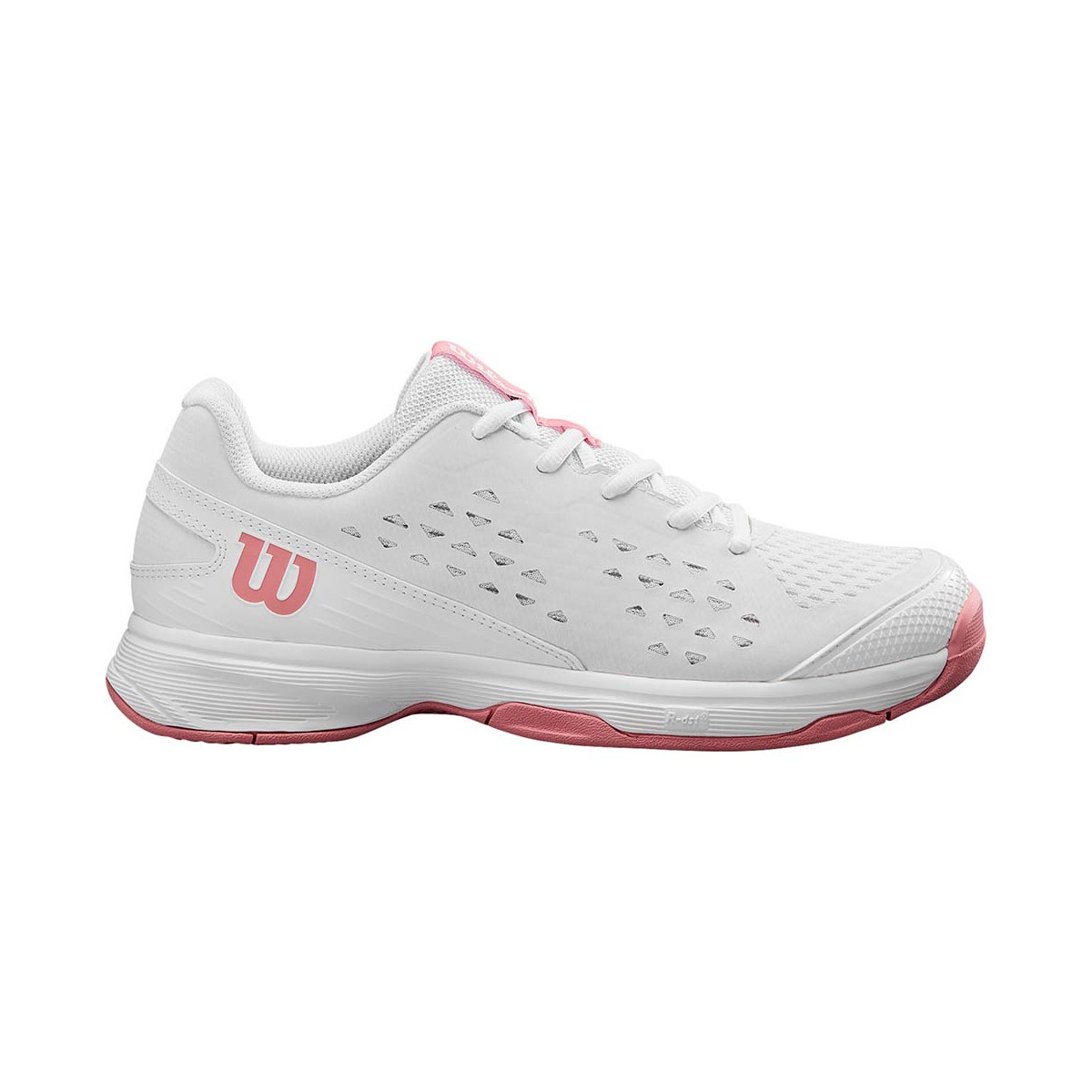 Chaussures Wilson Rush Pro L Junior Blanc / Rose