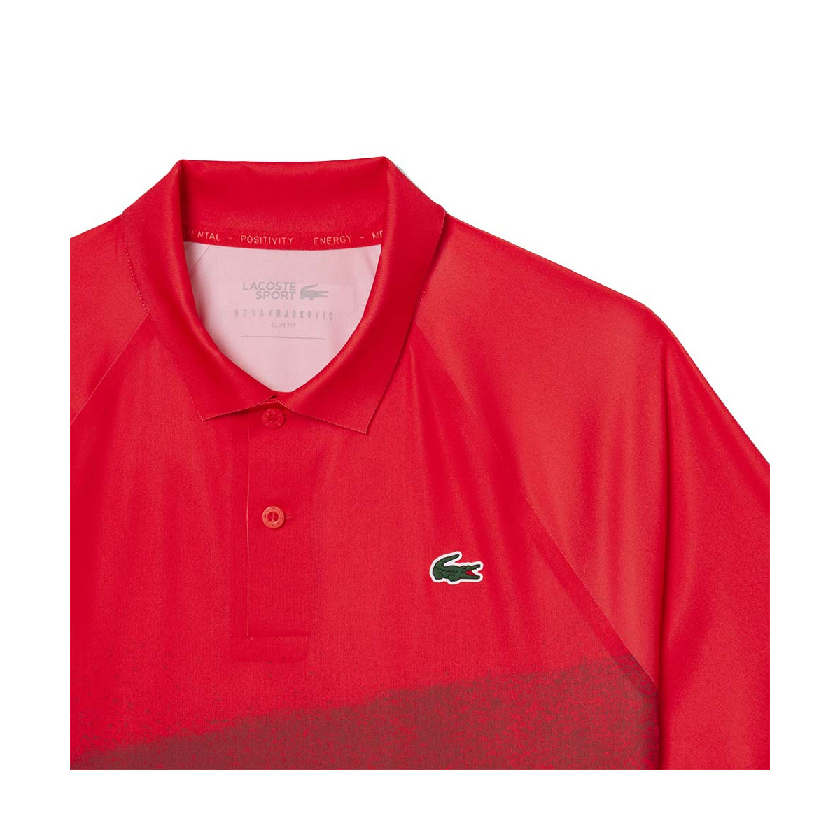 Polo Lacoste Tennis Novak Djokovic Player Rouge / Bordeaux
