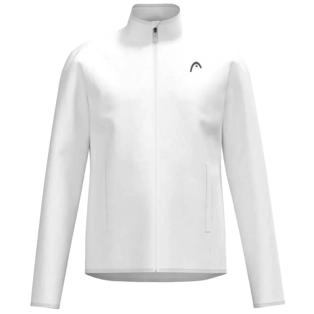 T-shirt Enfant HEAD Club Basic Blanc - Mélange Polyester/coton, Col Rond, Imprimé Sportif