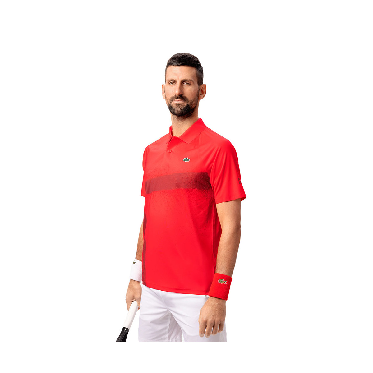 Polo Lacoste Tennis Novak Djokovic Player Paris Rouge
