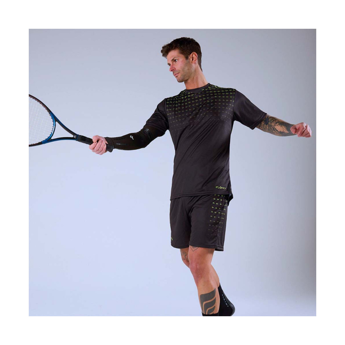 Manchon de compression Floky NO-STRAIN Noir