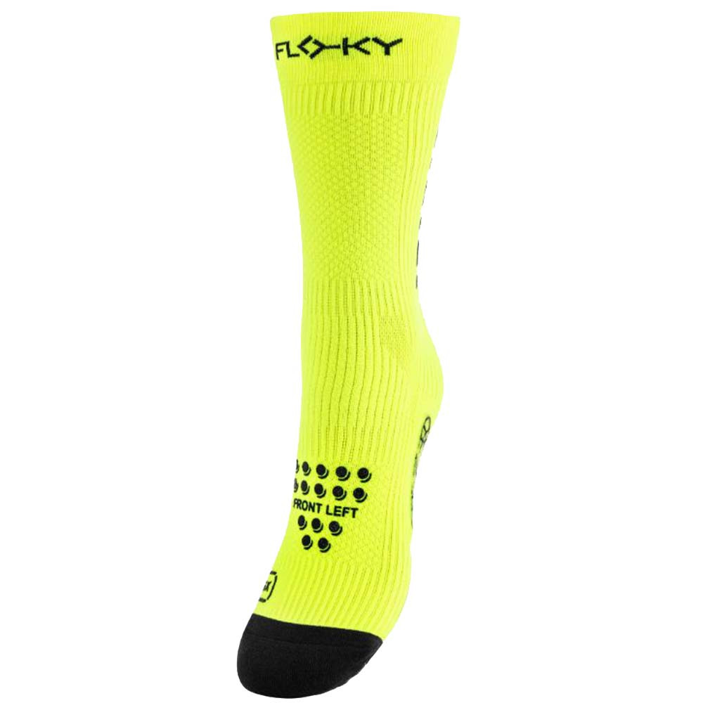 Chaussettes De Sport Floky S-mash Biomécaniques - Taille M/L - Blanc/Bleu - Soutien Cheville Et Tendon D'Achille