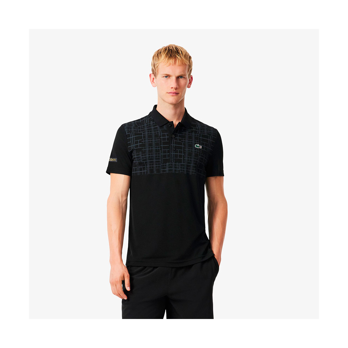 Polo Lacoste Tennis Novak Djokovic Noir