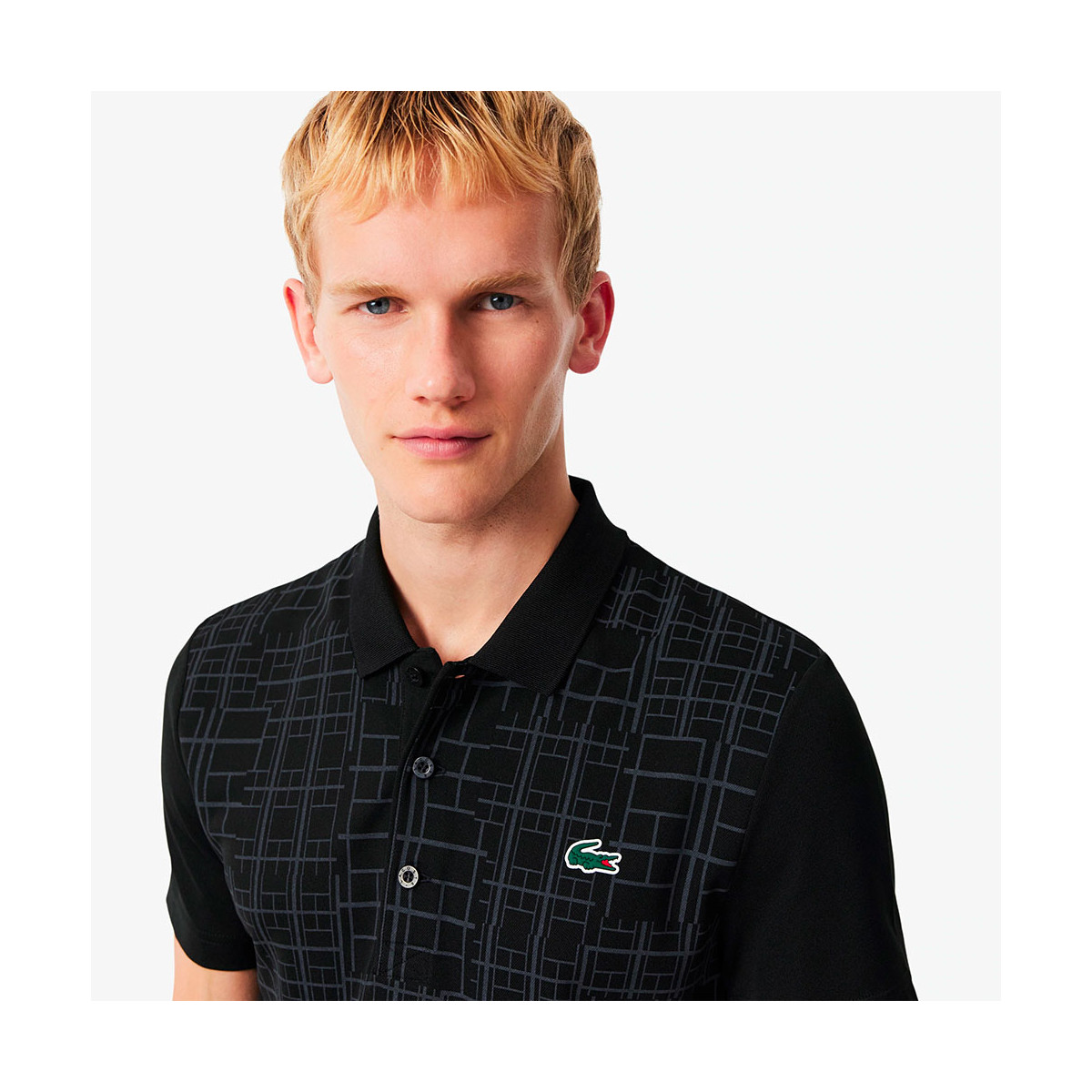 Polo Lacoste Tennis Novak Djokovic Noir