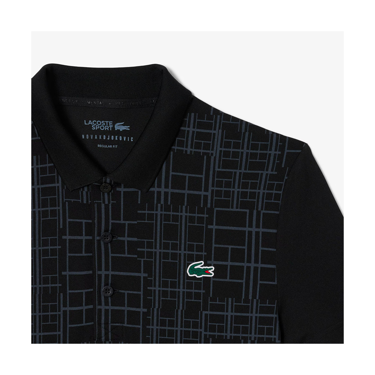 Polo Lacoste Tennis Novak Djokovic Noir