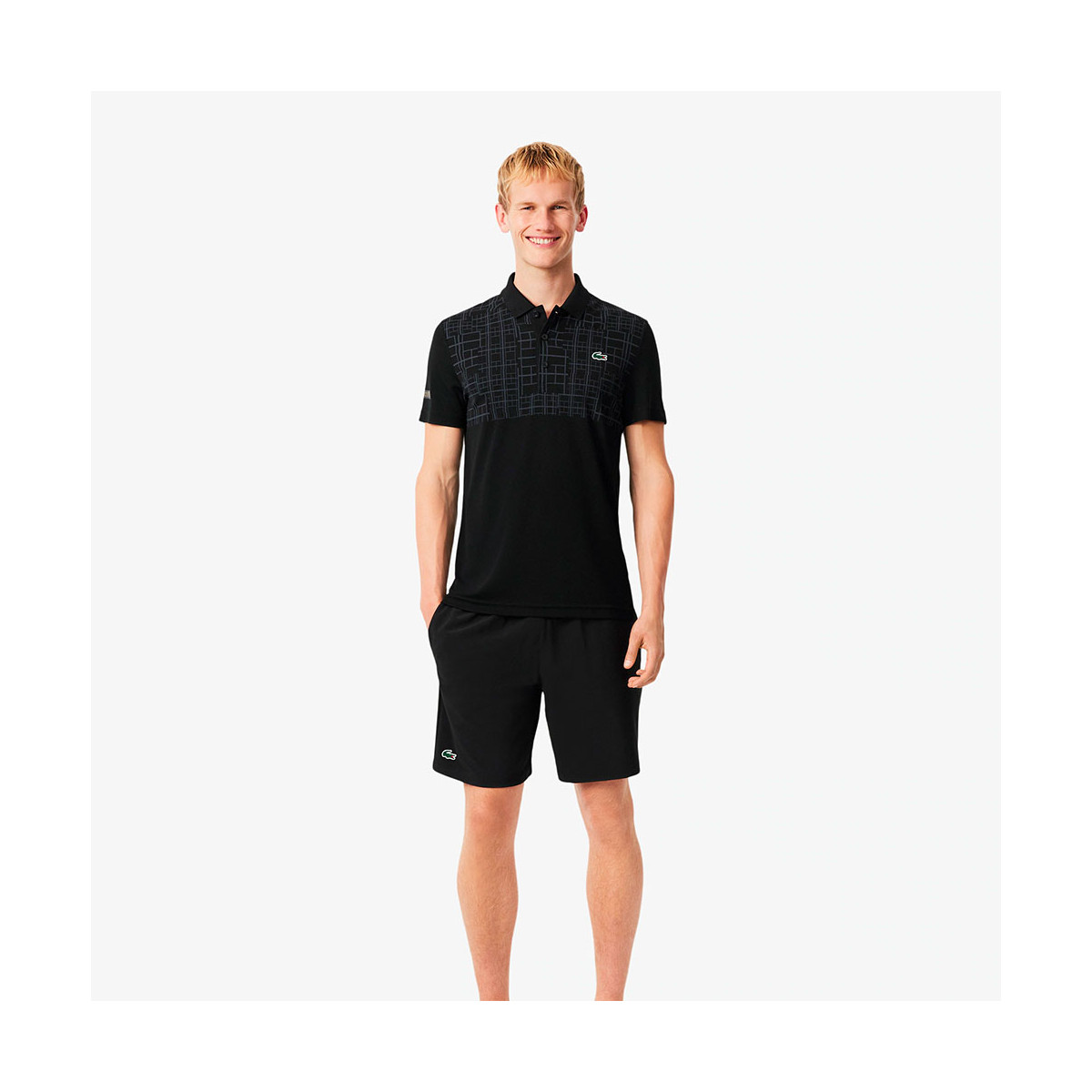 Polo Lacoste Tennis Novak Djokovic Noir