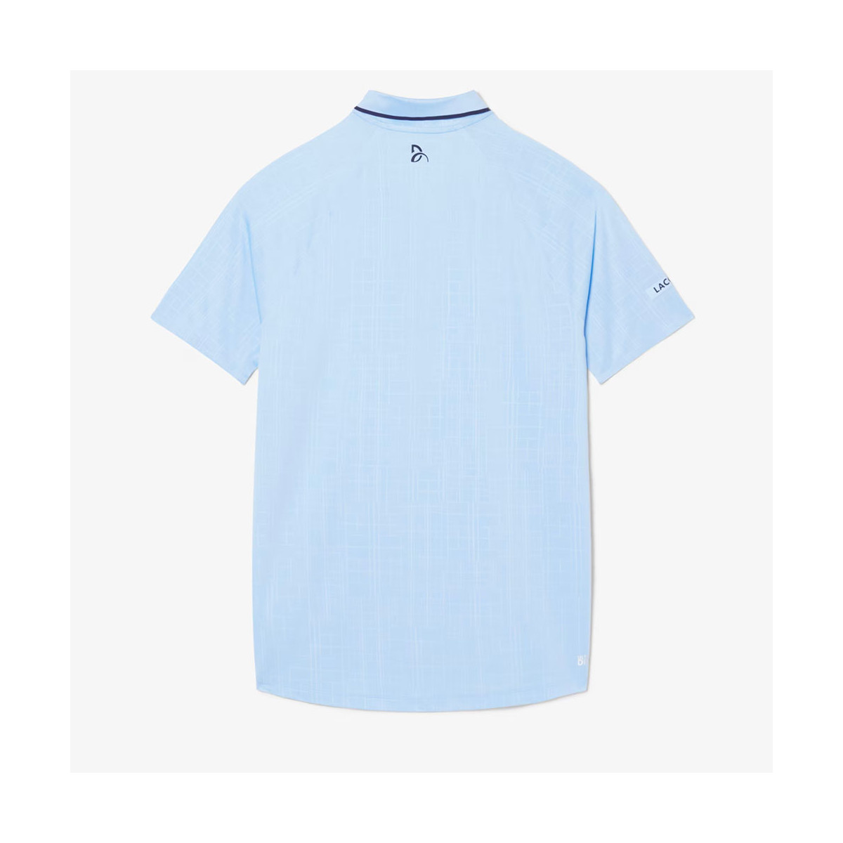 Polo Lacoste Tennis Novak Djokovic On Court Bleu Pastel