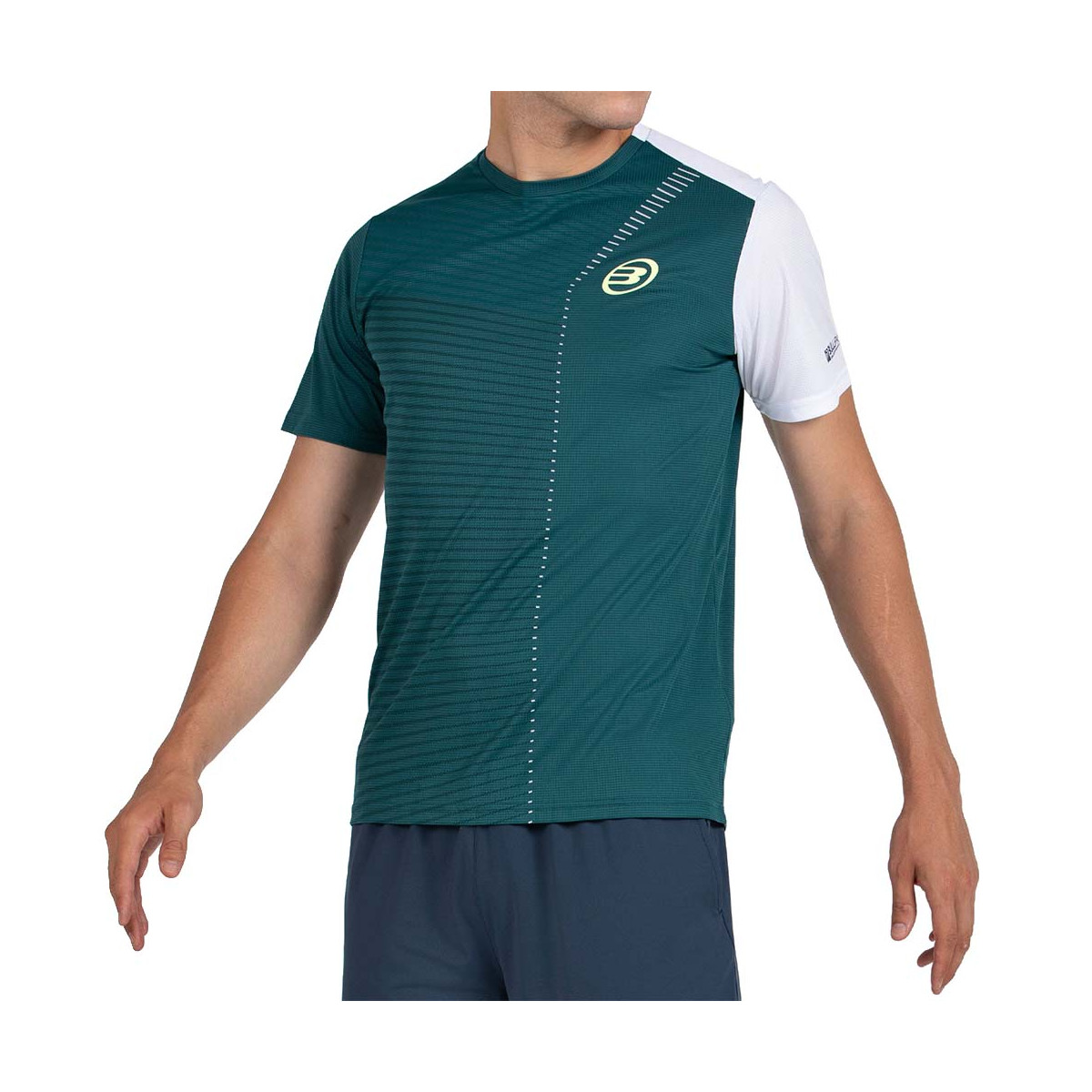 T-shirt Bullpadel Llico Vert fonc&eacute;