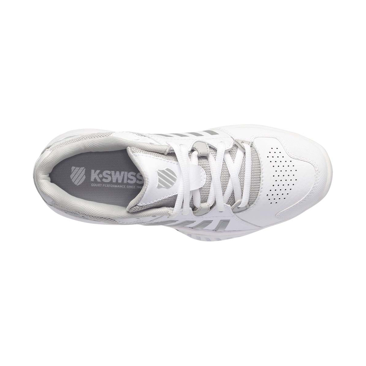 Chaussures K-Swiss Receiver V Femme Blanc / Gris