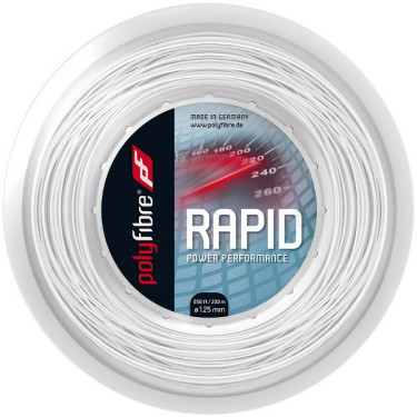 Cordage Tennis Tecnifibre Black Code 1.28 - Bobine 200m Polyester Souple - Pour Joueurs Confirmés
