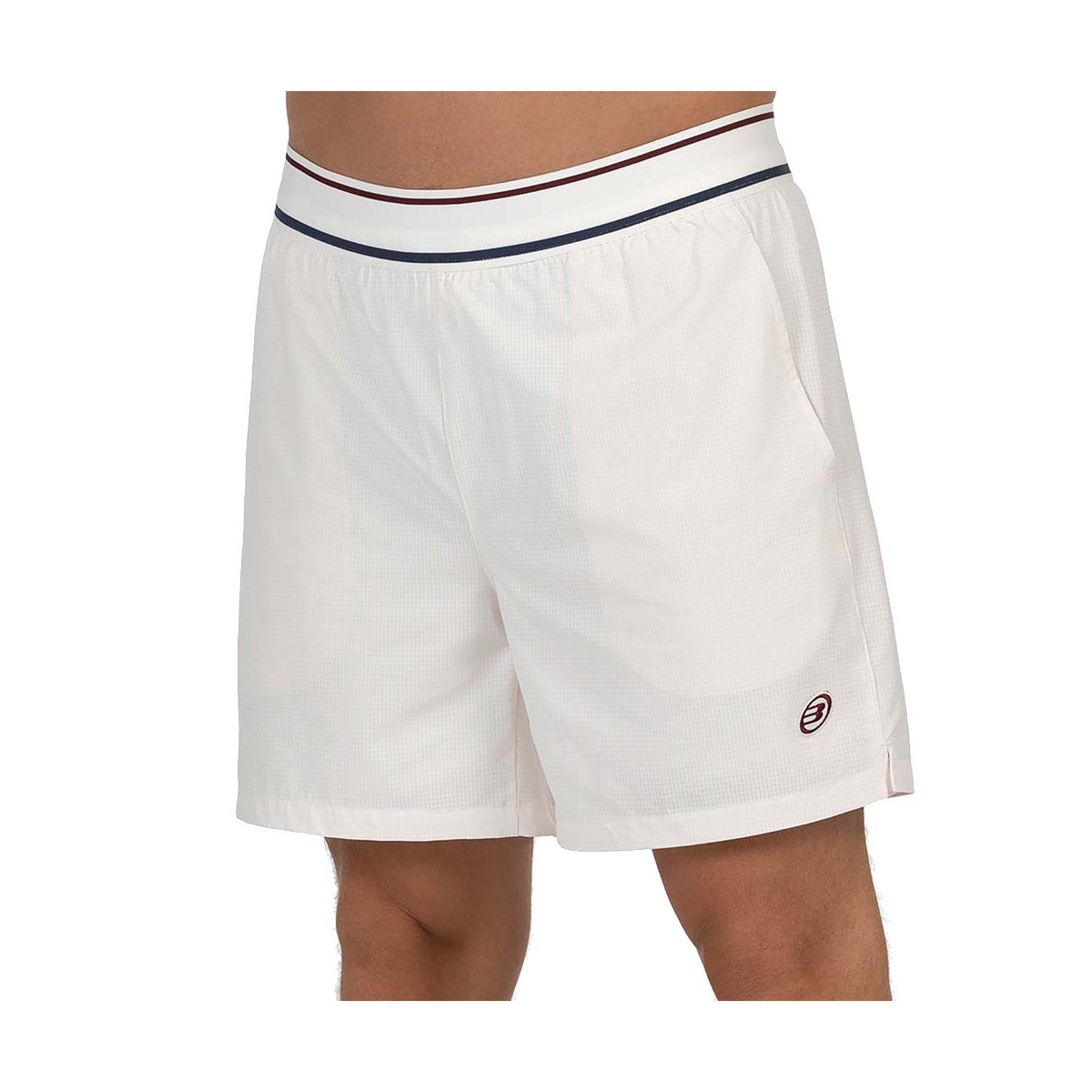 Short Bullpadel Alu Blanc cass&eacute;