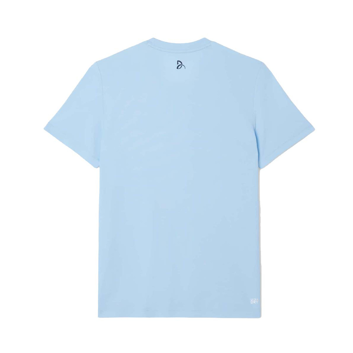 T-shirt Lacoste Tennis Novak Djokovic Ultra Dry Imprim&eacute; Bleu clair