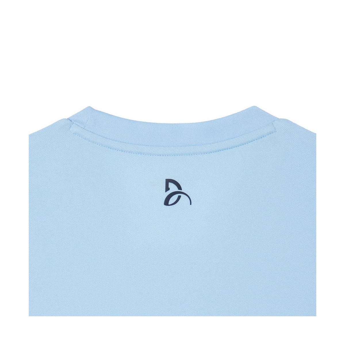 T-shirt Lacoste Tennis Novak Djokovic Ultra Dry Imprim&eacute; Bleu clair