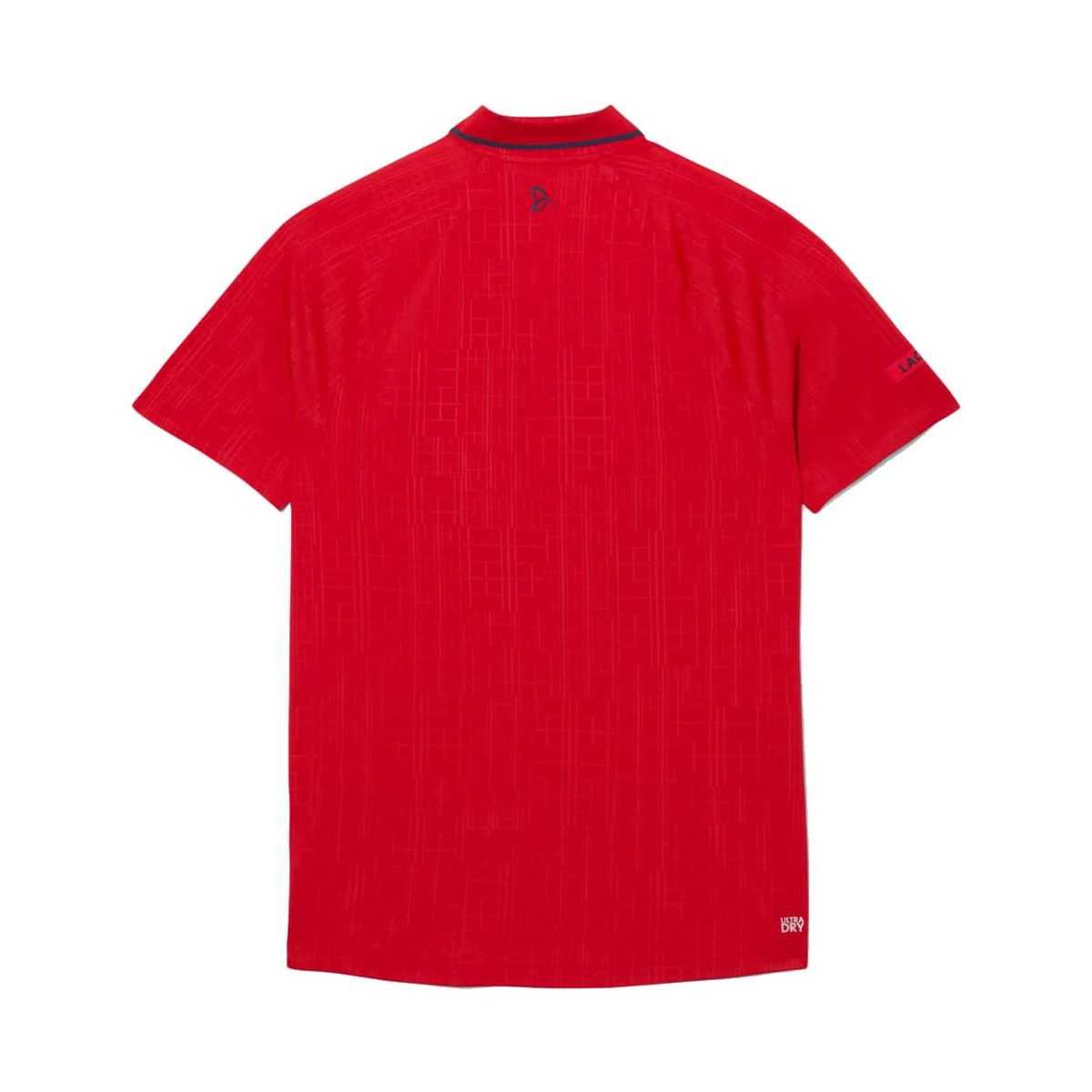Polo Lacoste Tennis Novak Djokovic On Court Rouge