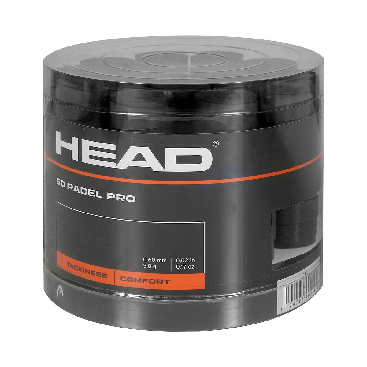 Bo&icirc;te Surgrips Head Padel Pro Noir x 60