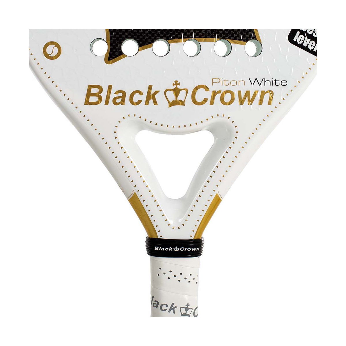 Raquette Black Crown Piton White