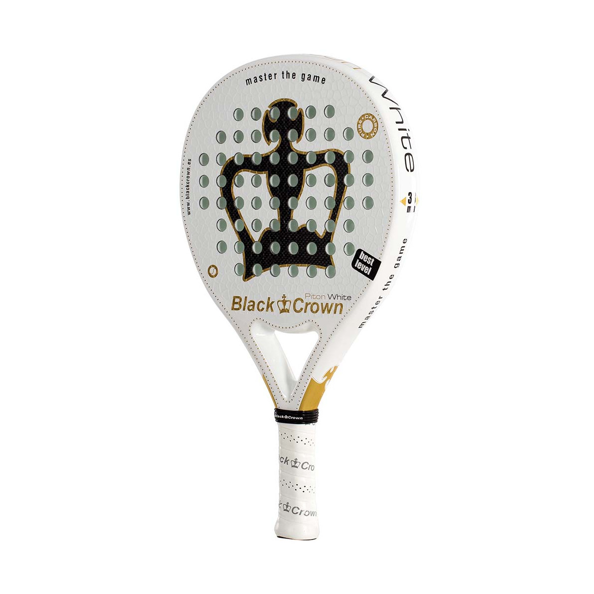 Raquette Black Crown Piton White