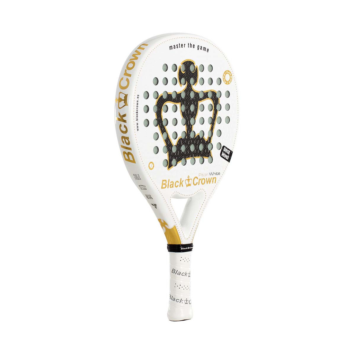 Raquette Black Crown Piton White