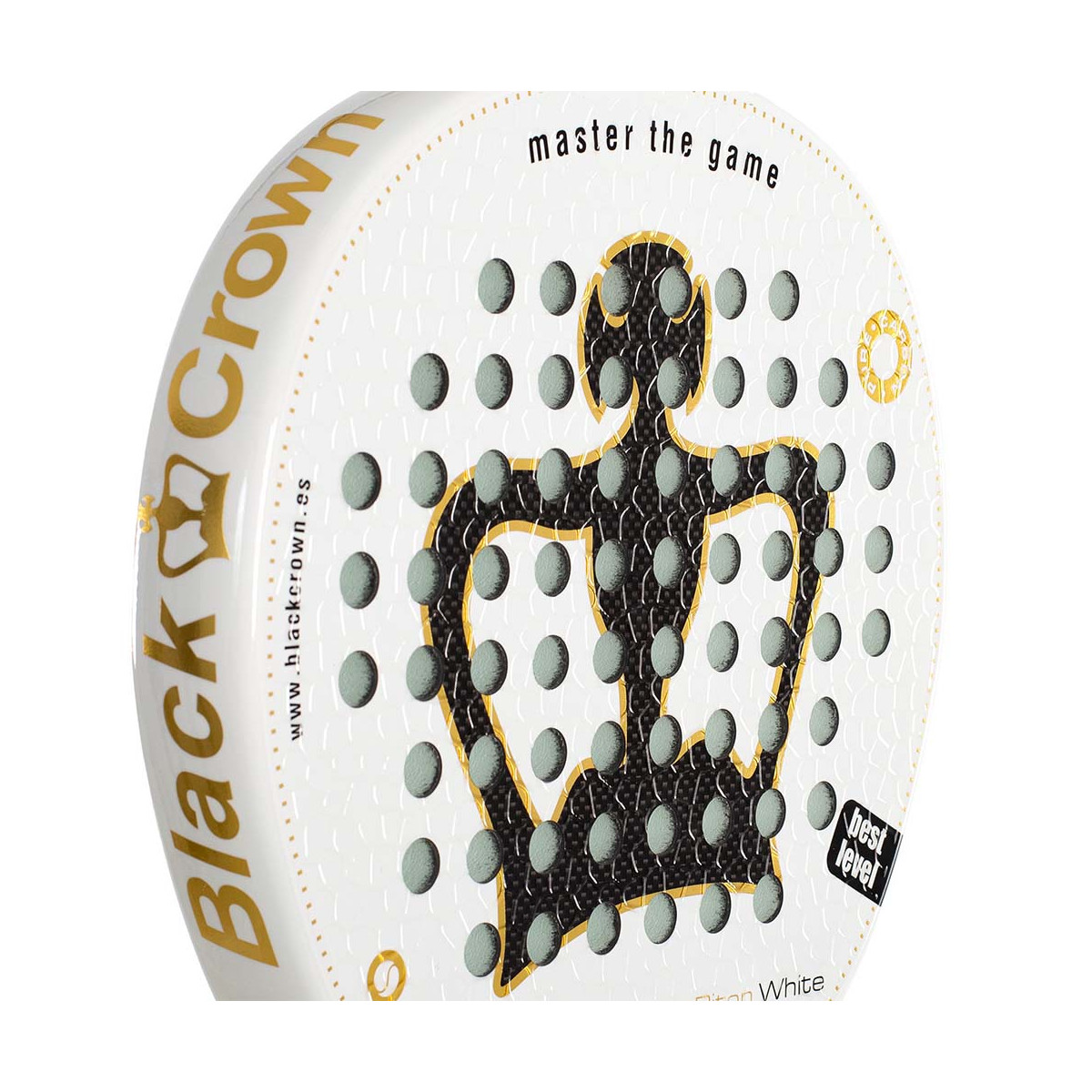 Raquette Black Crown Piton White