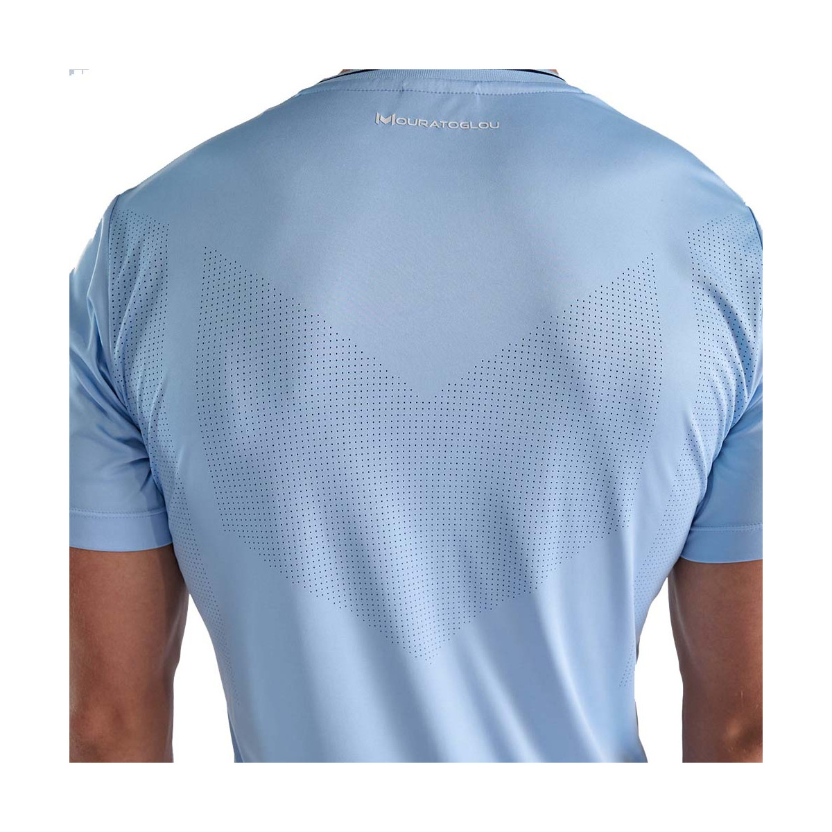 T-shirt Mouratoglou GS M Bleu clair