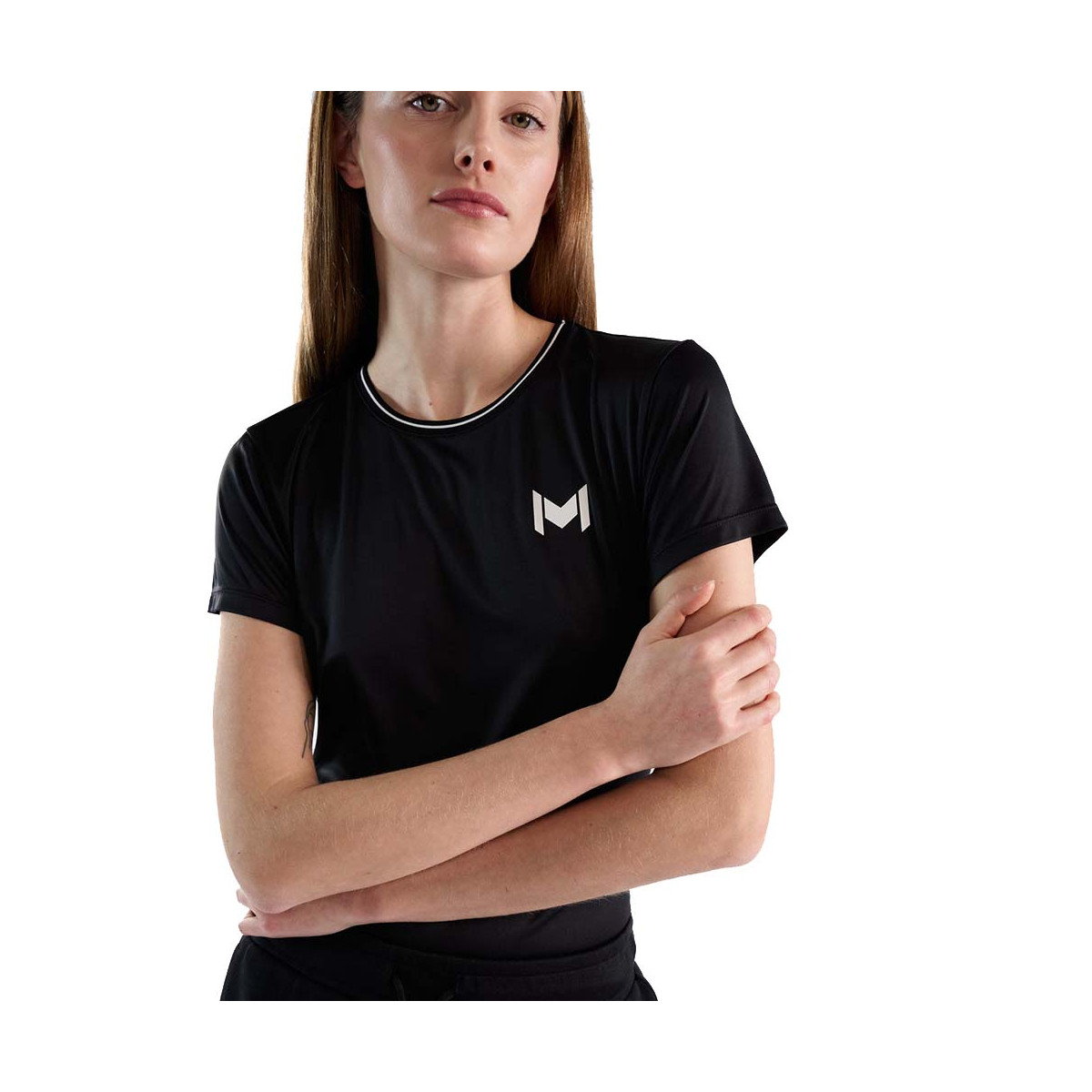 T-shirt Mouratoglou Tech Femme Noir